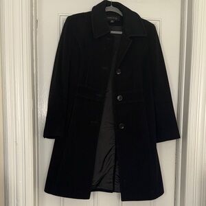 Anne Klein Women's Classic Black Trench Coat